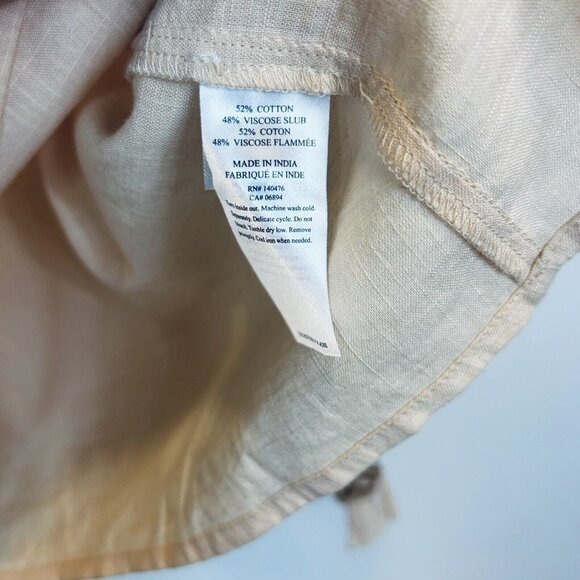 Faherty Brand ARLES blouse blush Small $158 Long Sleeve - Picture 5 of 10